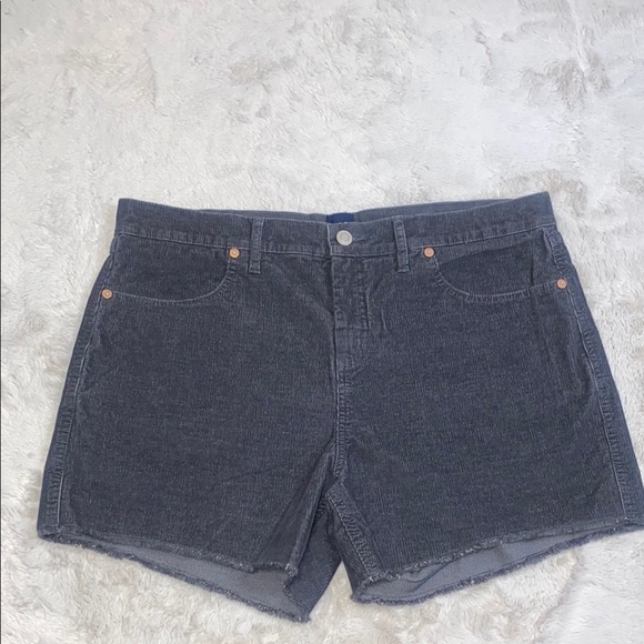 GAP Pants - GAP Gray Jean Shorts Relaxed Fit Mid-Thigh